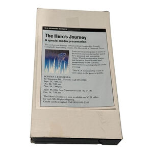 Vintage The Hero's Journey VHS 1991 ICA Canada Edges Mag Joseph Campbell 27m